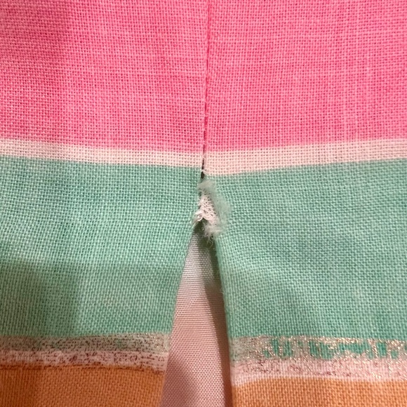 Anthropologie Tracy Reese Rainbow Pastel Striped Skirt XS 0 - Picture 5 of 6